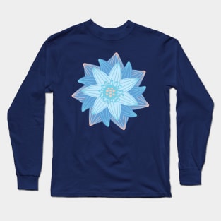 ENLIGHTENED Lotus Flower Japanese Zen Yoga Enlightenment Meditation - UnBlink Studio by Jackie Tahara Long Sleeve T-Shirt